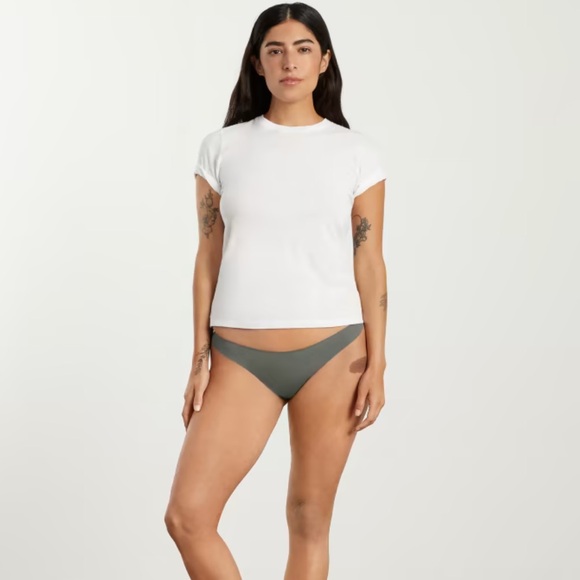 Everlane The Invisible Thong in Pewter Green Size XS - Picture 4 of 7
